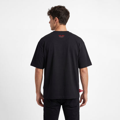 Red Flag Tee- Black