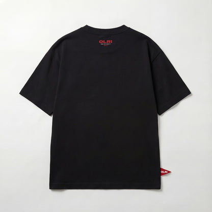 Red Flag Tee- Black